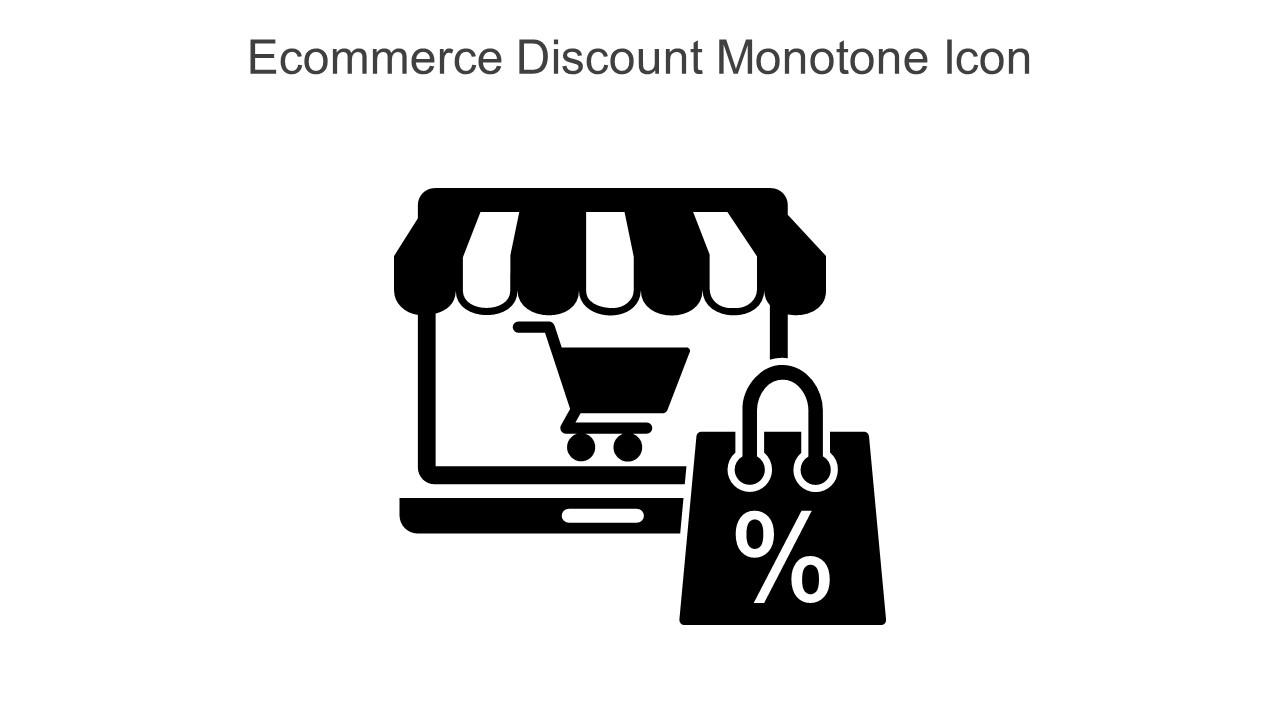 Ecommerce Discount Monotone Icon In Powerpoint Pptx Png And Editable Eps Format Slide01