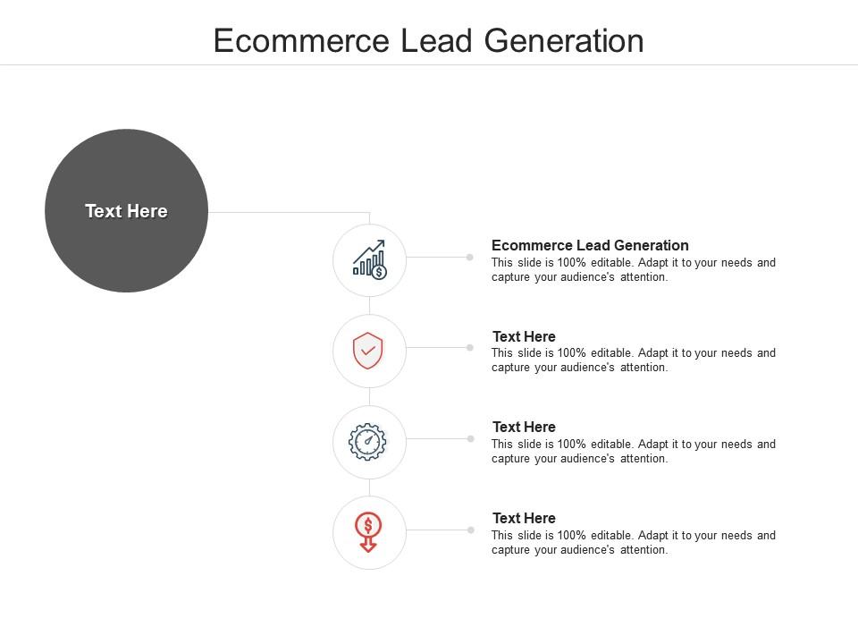 Ecommerce lead generation ppt powerpoint presentation icon influencers cpb Slide01