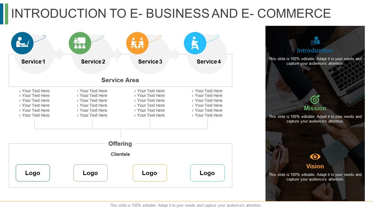 Ecommerce management introduction to e business and e commerce ppt icon Slide01