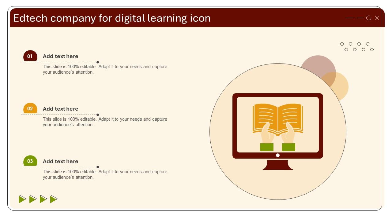 Edtech Company For Digital Learning Icon