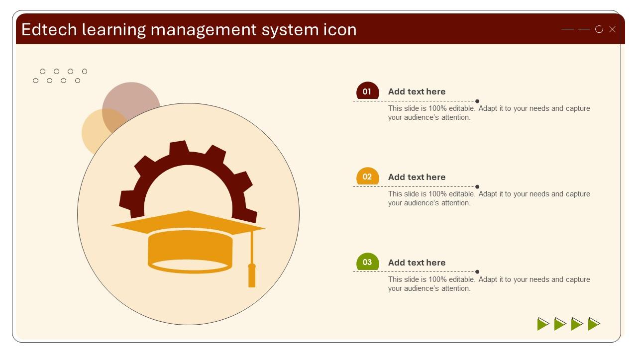 Edtech Learning Management System Icon