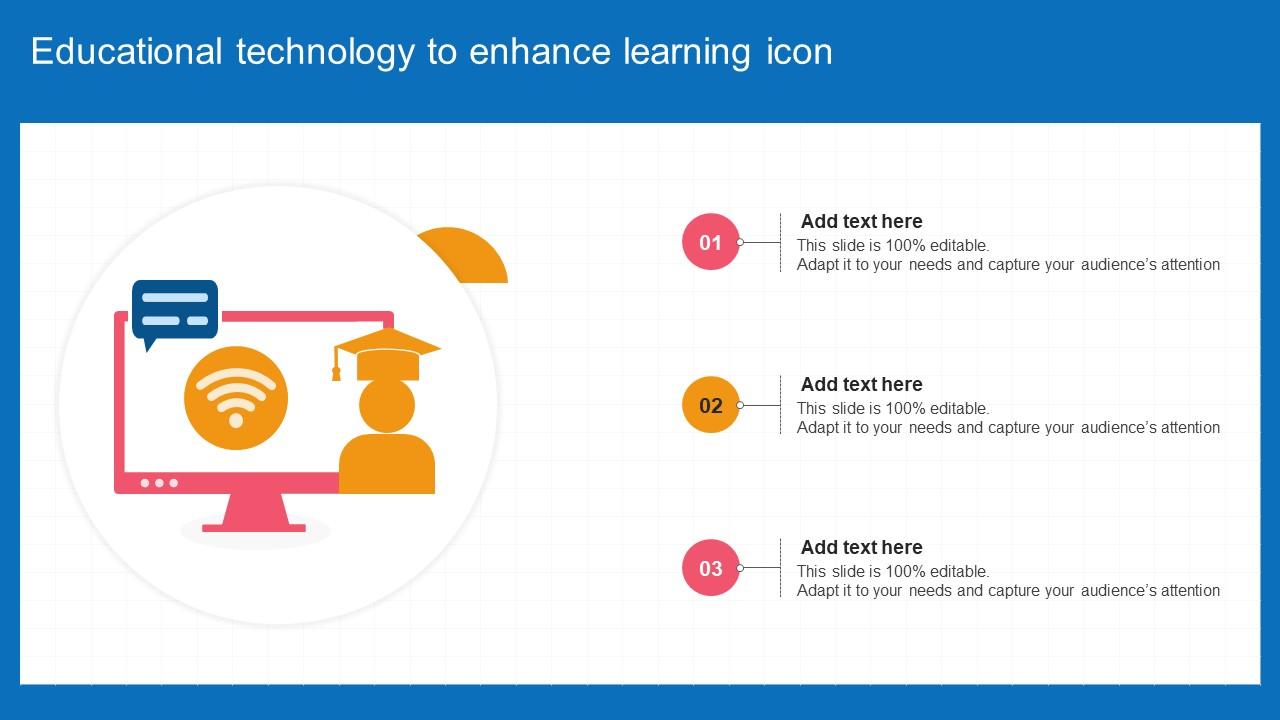 Educational Technology To Enhance Learning Icon