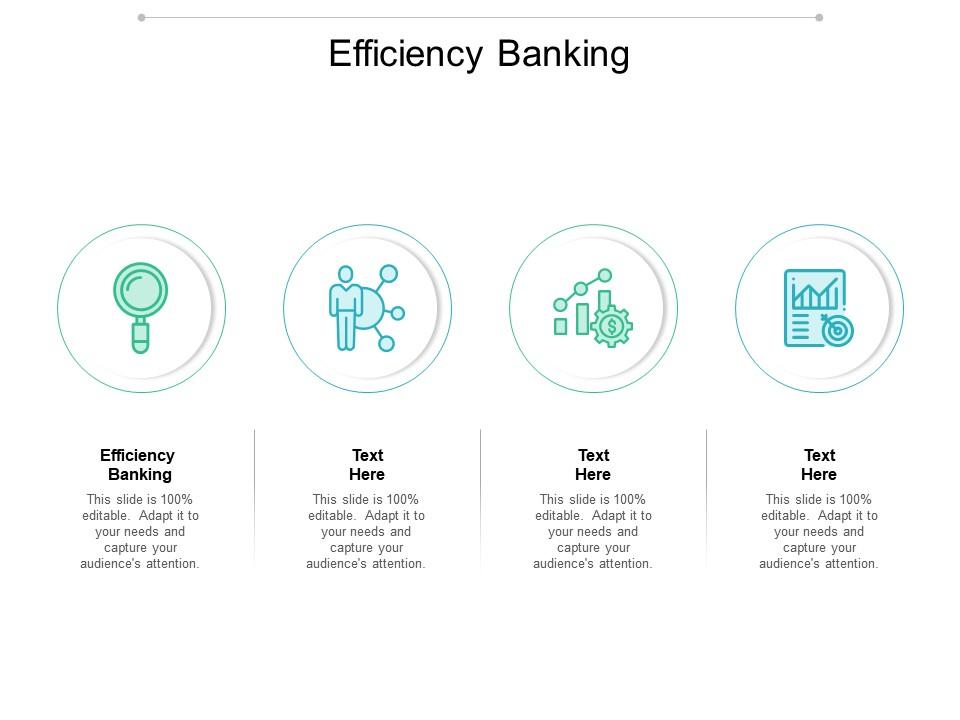 Efficiency banking ppt powerpoint presentation icon samples cpb Slide01