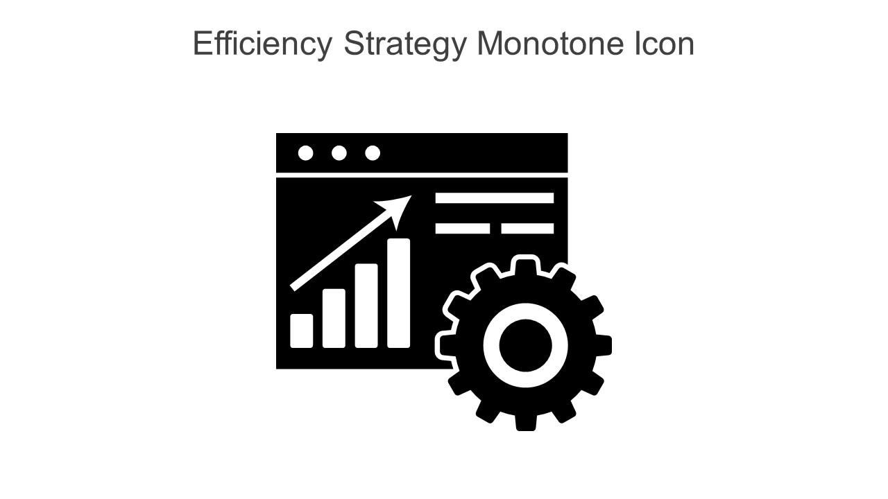 Efficiency Strategy Monotone Icon In Powerpoint Pptx Png And Editable Eps Format Slide01