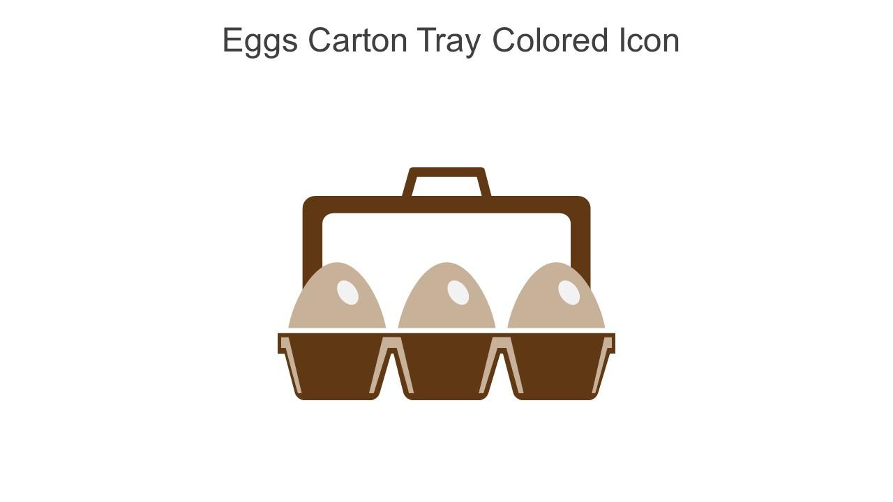 Eggs Carton Tray Colored Icon In Powerpoint Pptx Png And Editable Eps Format