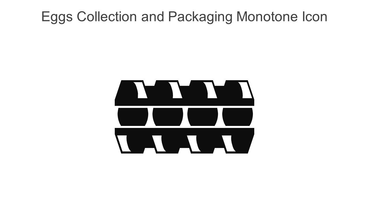 Eggs Collection And Packaging Monotone Icon In Powerpoint Pptx Png And Editable Eps Format