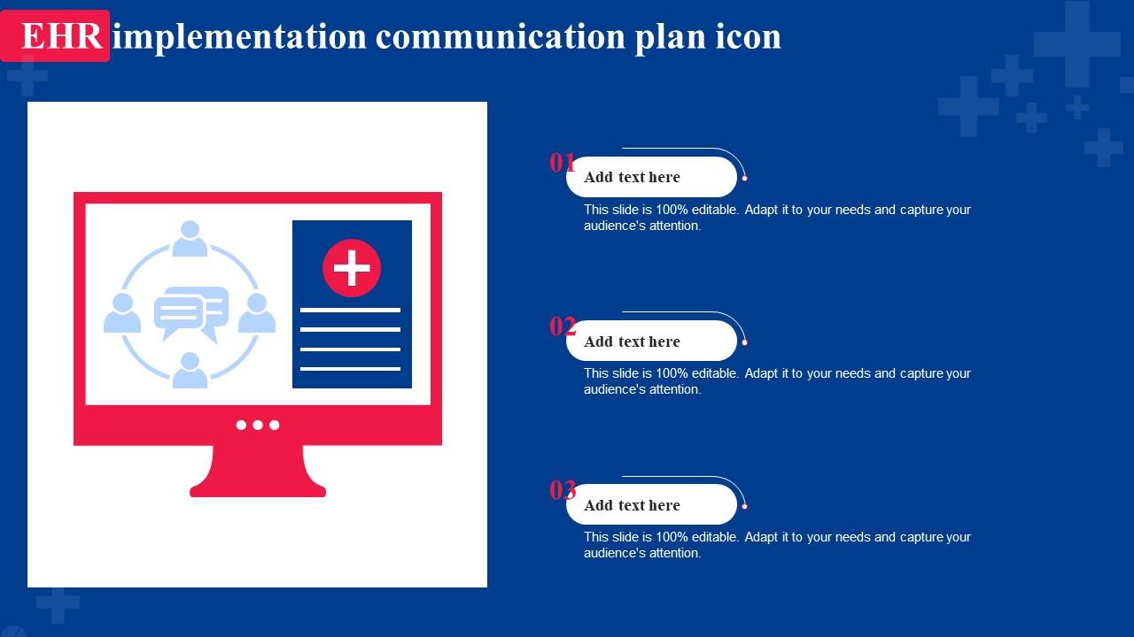 EHR Implementation Communication Plan Icon