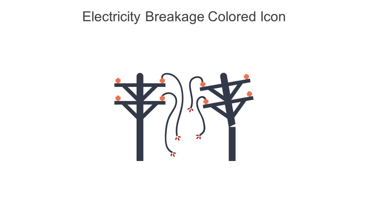 Electricity Breakage Colored Icon In Powerpoint Pptx Png And Editable Eps Format