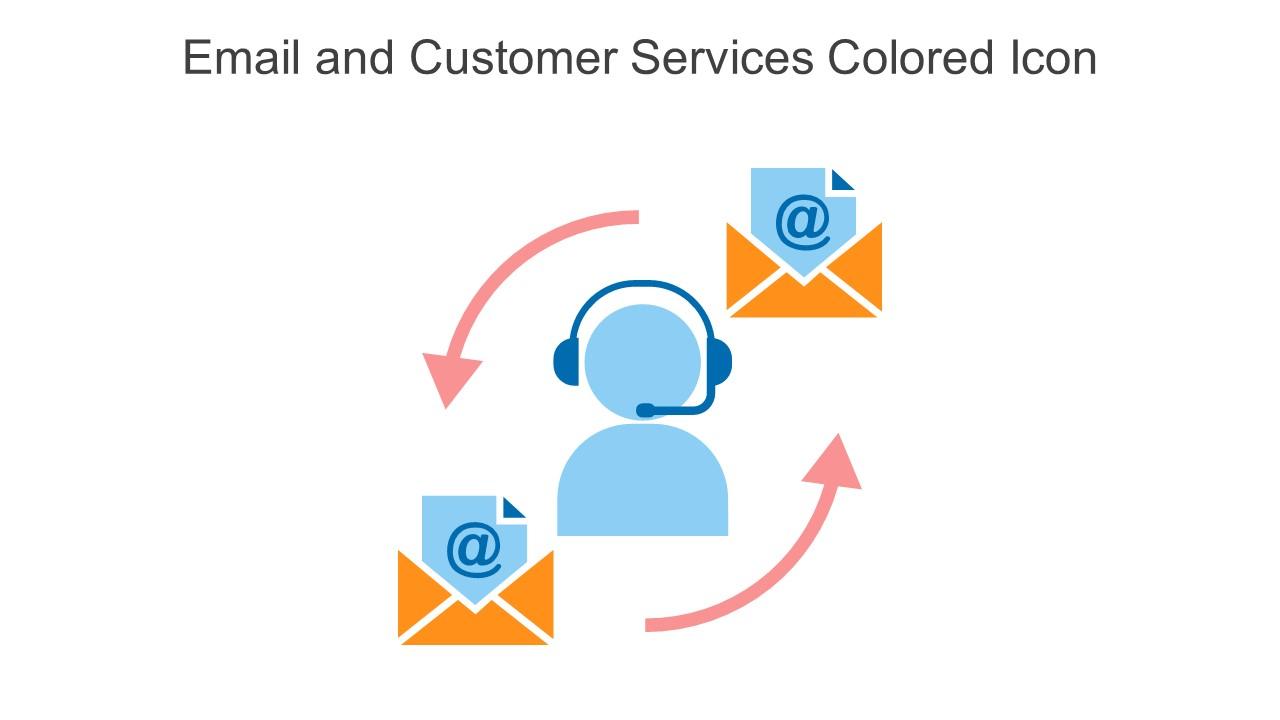 Email And Customer Services Colored Icon In Powerpoint Pptx Png And Editable Eps Format Slide01