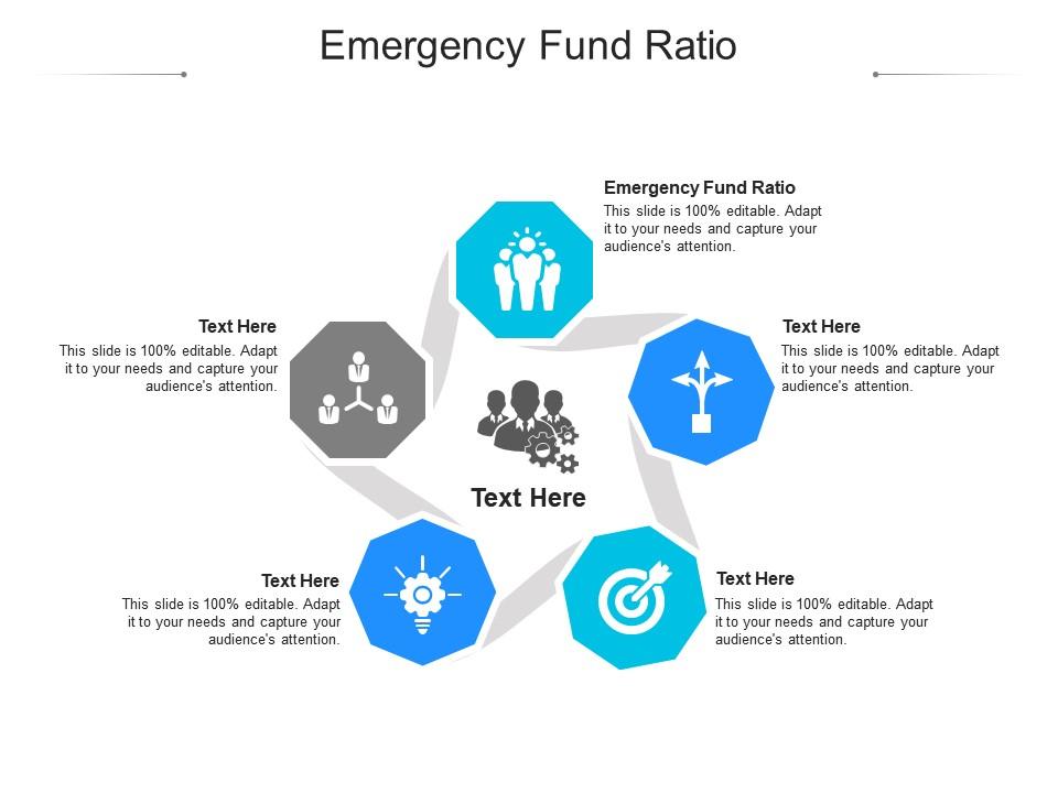 Emergency fund ratio ppt powerpoint presentation icon images cpb Slide01