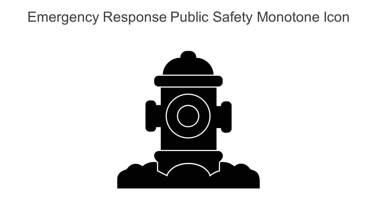 Emergency Response Public Safety Monotone Icon In Powerpoint Pptx Png And Editable Eps Format