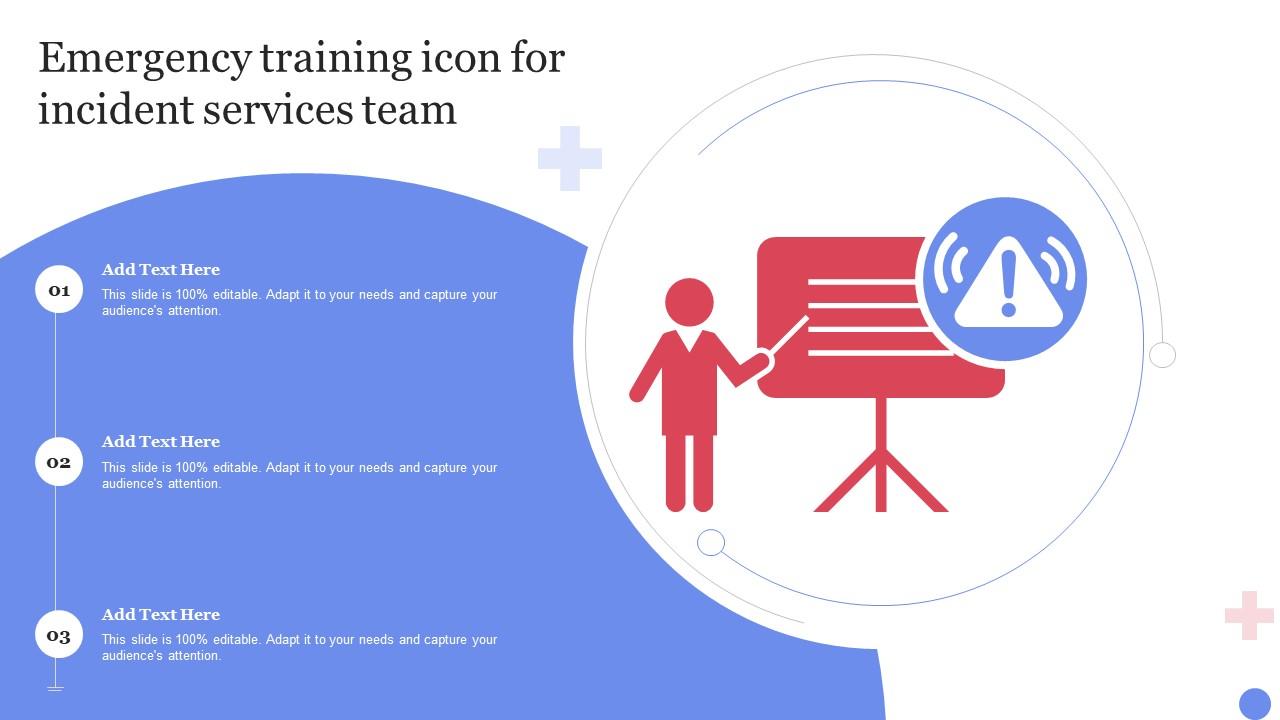 Emergency Training Icon For Incident Services Team