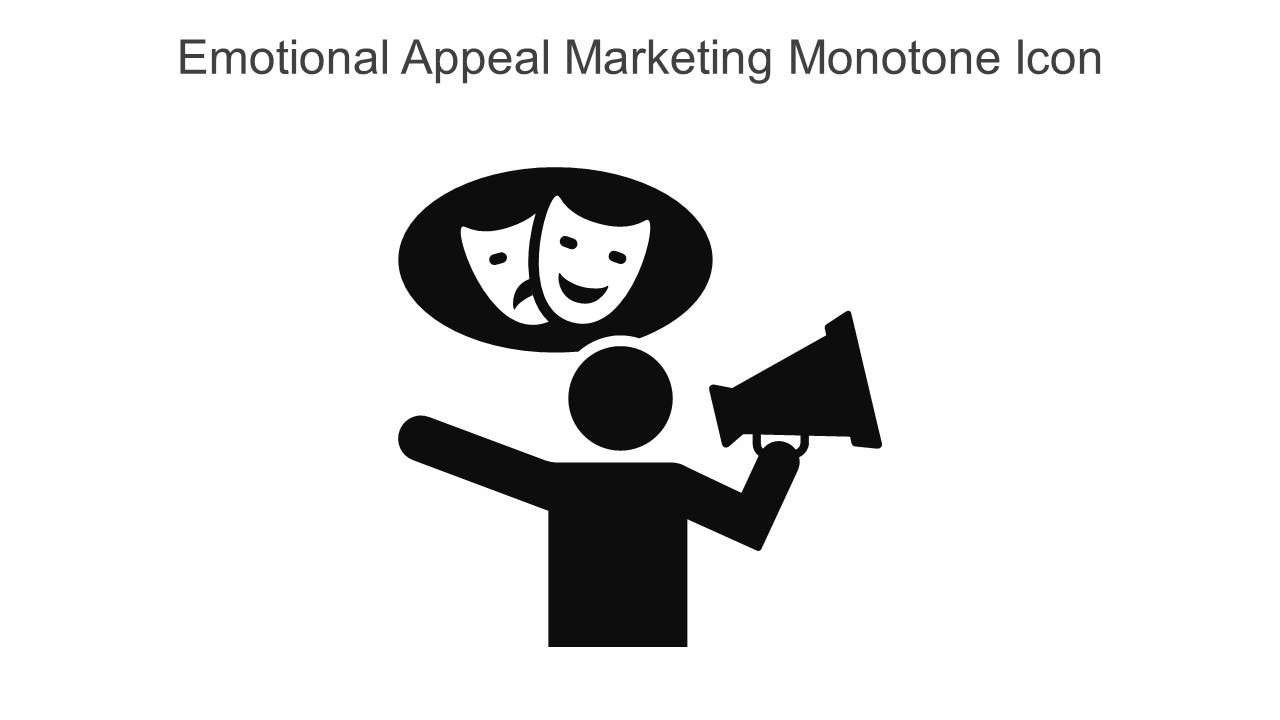 Emotional Appeal Marketing Monotone Icon In Powerpoint Pptx Png And Editable Eps Format Slide01
