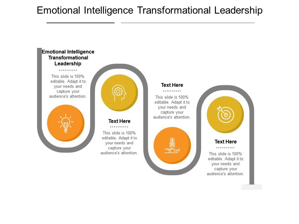 Emotional intelligence transformational leadership ppt powerpoint presentation icon cpb Slide01