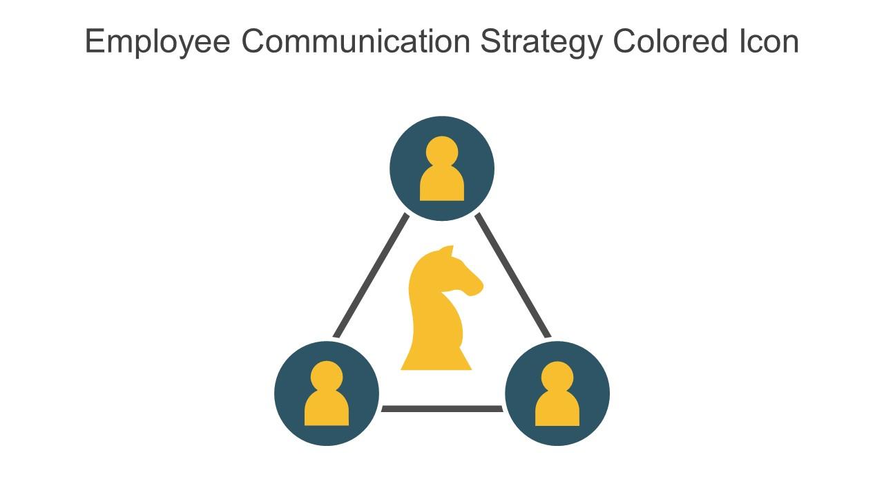 Employee Communication Strategy Colored Icon In Powerpoint Pptx Png And Editable Eps Format Slide01