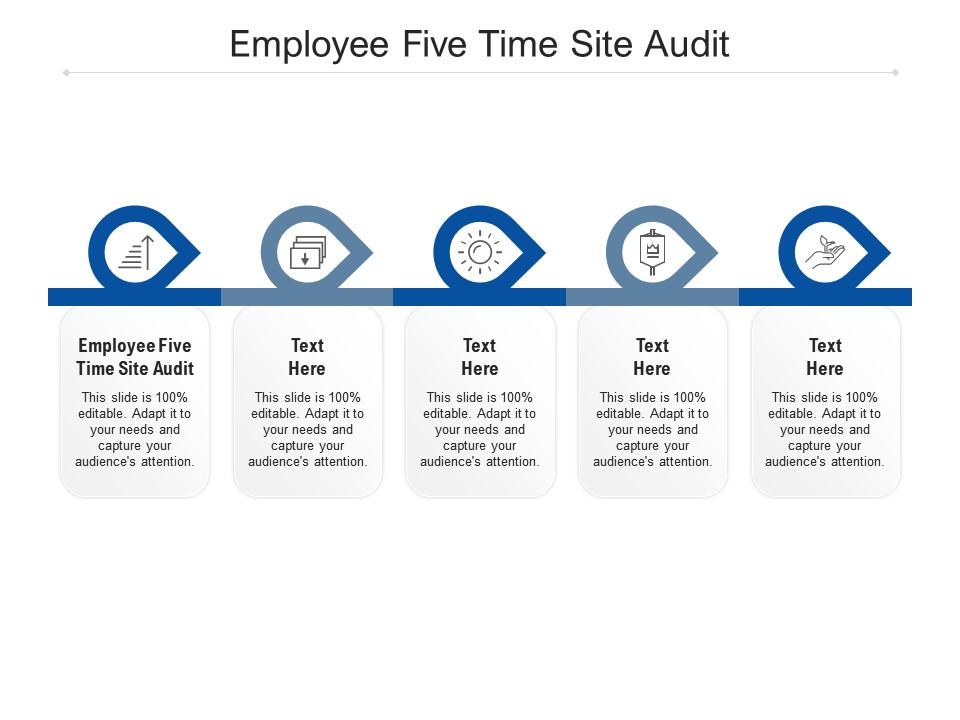 Employee five time site audit ppt powerpoint presentation icon vector cpb Slide01