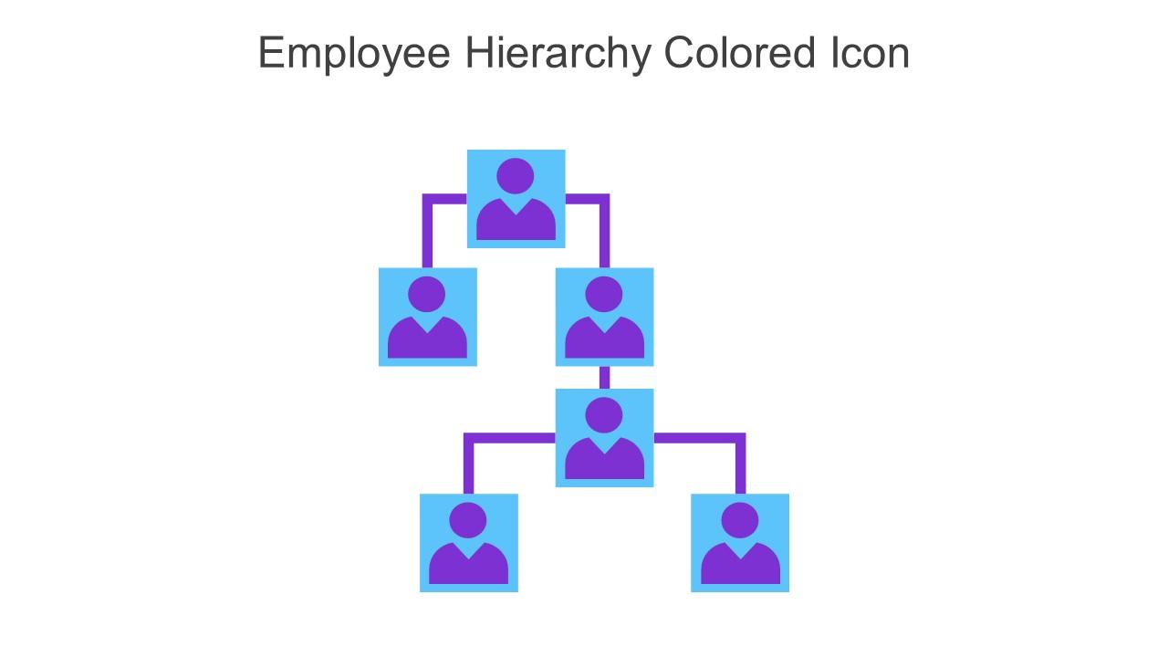 Employee Hierarchy Colored Icon In Powerpoint Pptx Png And Editable Eps Format Slide01