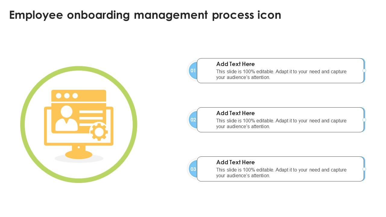 Employee Onboarding Management Process Icon