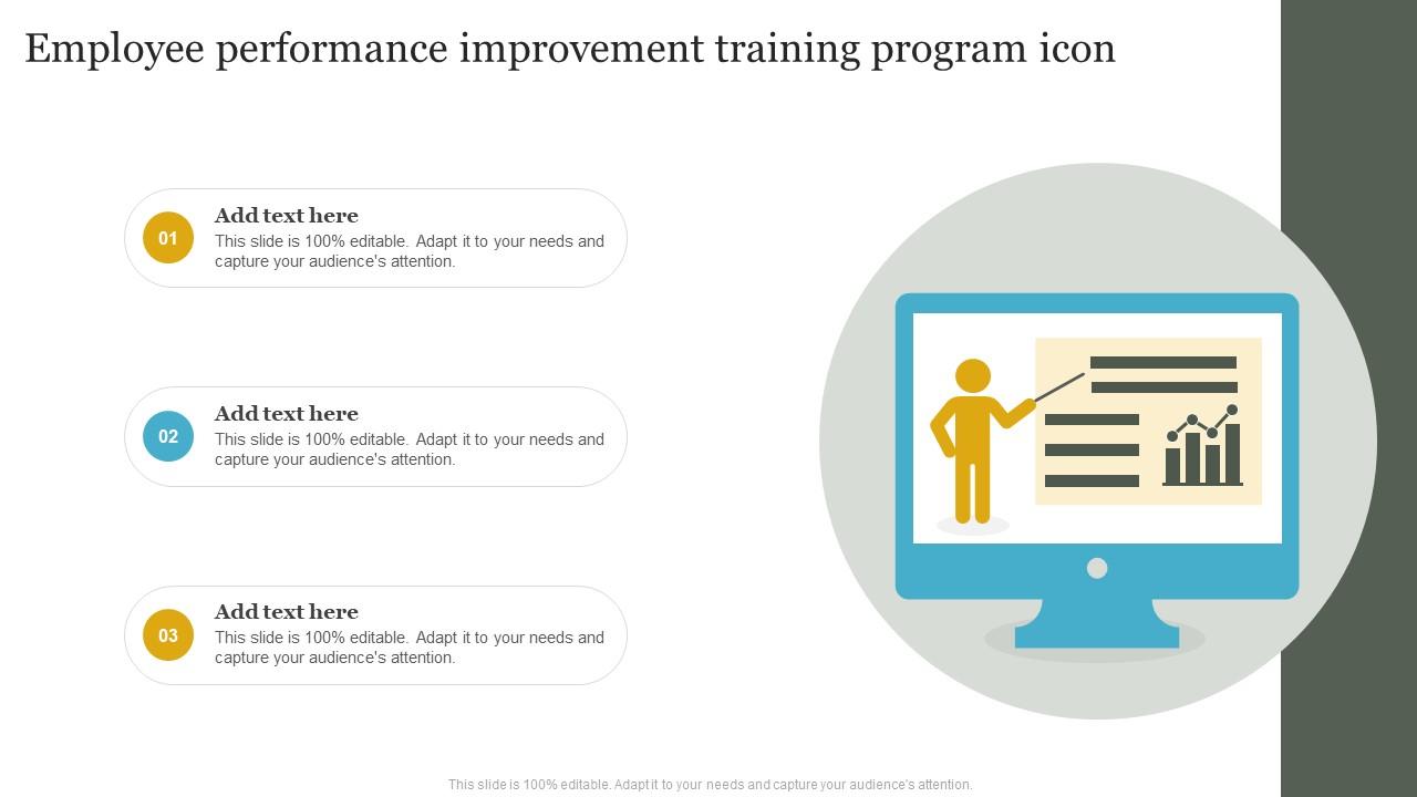 Employee Performance Improvement Training Program Icon