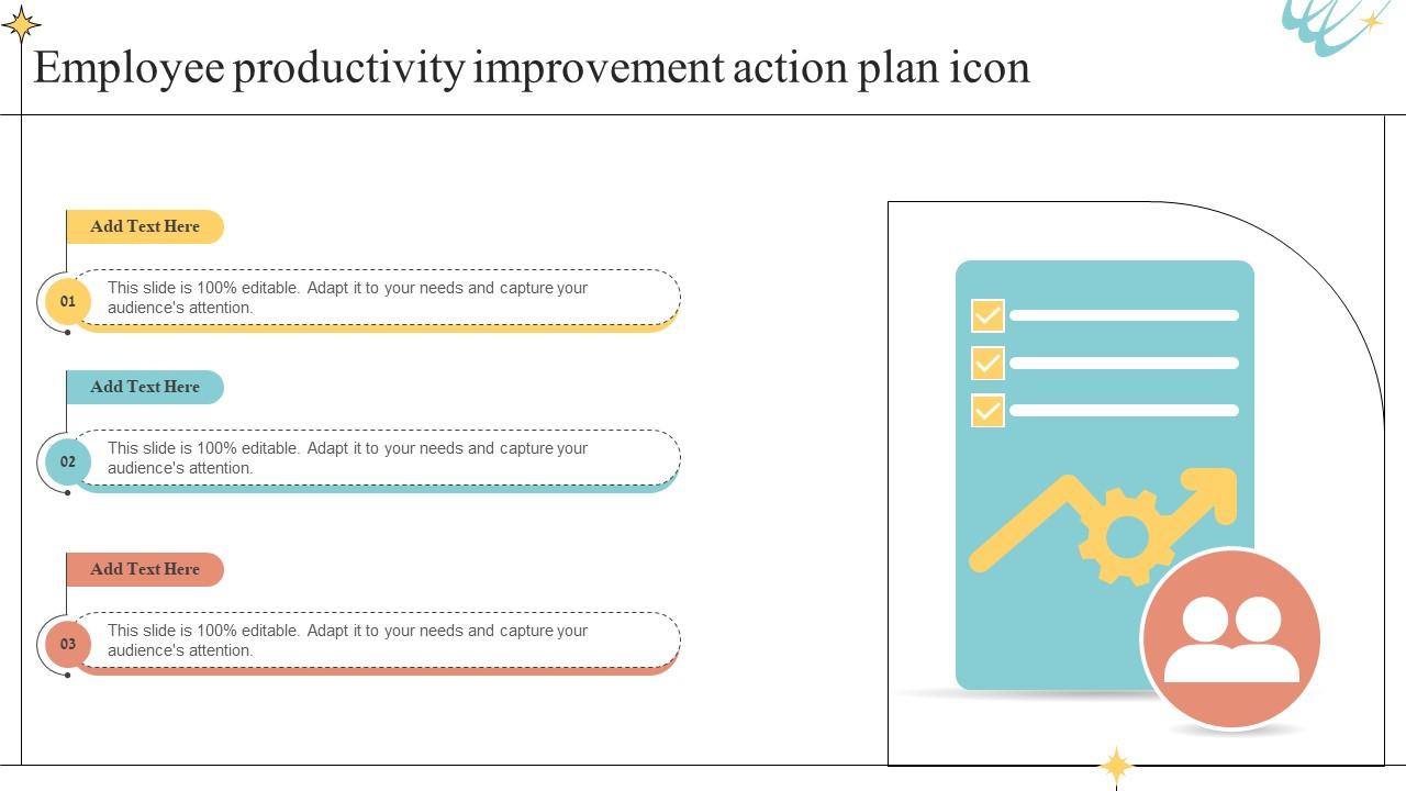 Employee Productivity Improvement Action Plan Icon