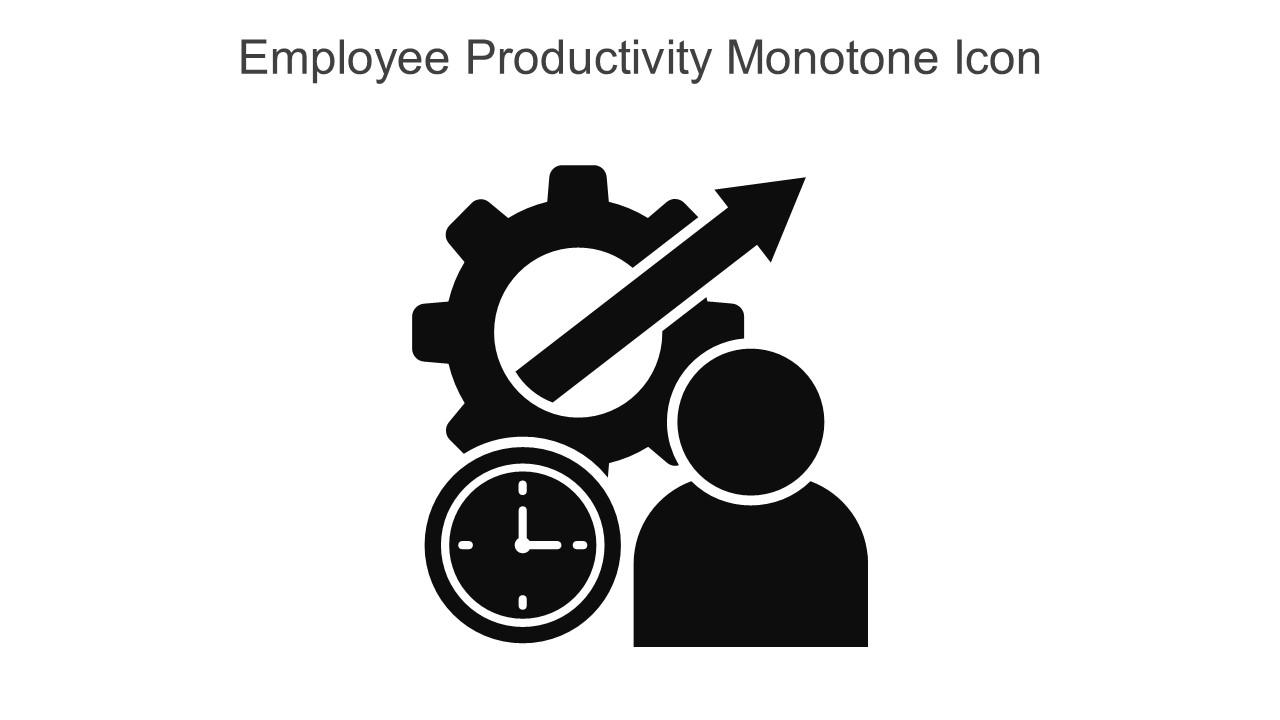 Employee Productivity Monotone Icon In Powerpoint Pptx Png And Editable Eps Format Slide01
