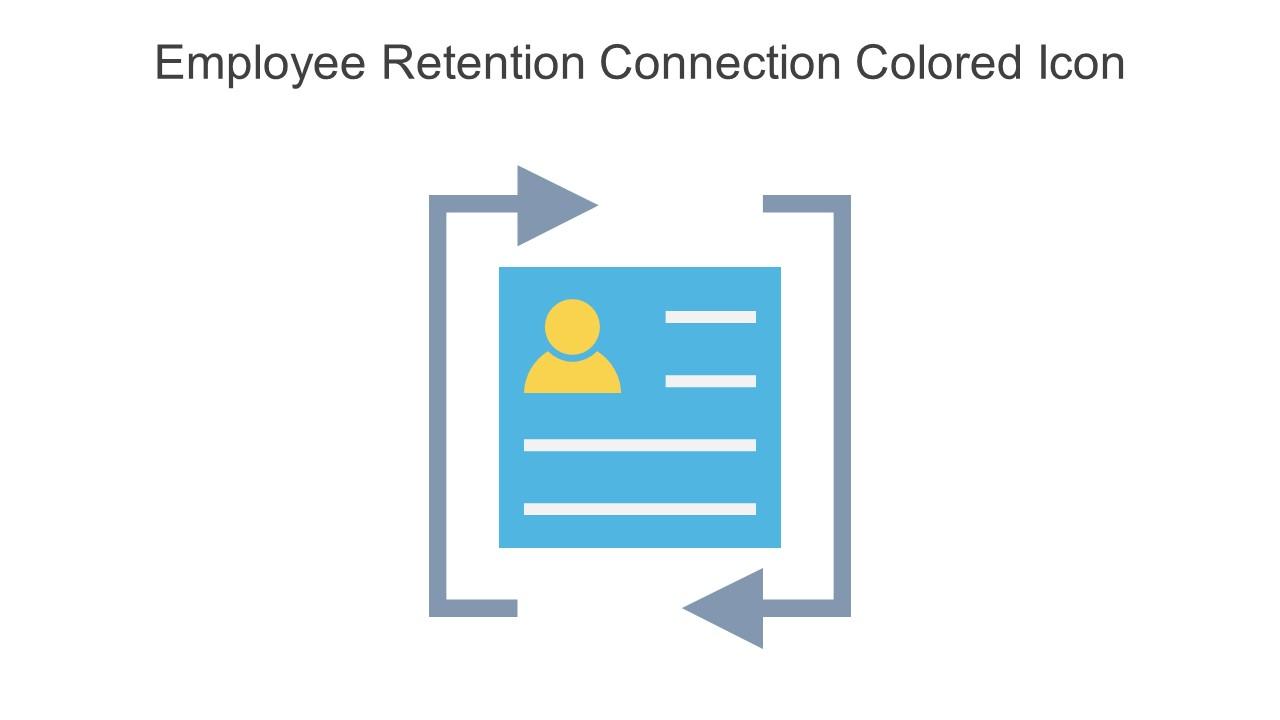 Employee Retention Connection Colored Icon In Powerpoint Pptx Png And Editable Eps Format Slide01