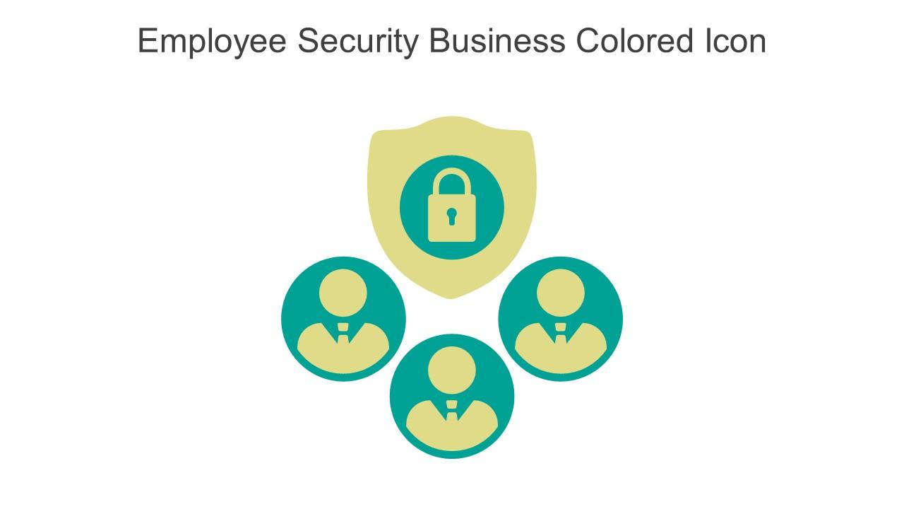 Employee Security Business Colored Icon In Powerpoint Pptx Png And Editable Eps Format