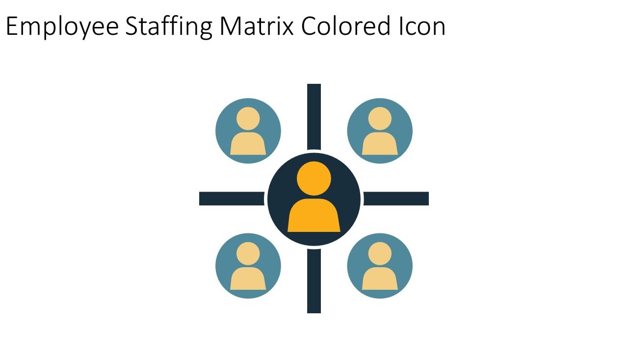 Employee Staffing Matrix Colored Icon In Powerpoint Pptx Png And Editable Eps Format Slide01