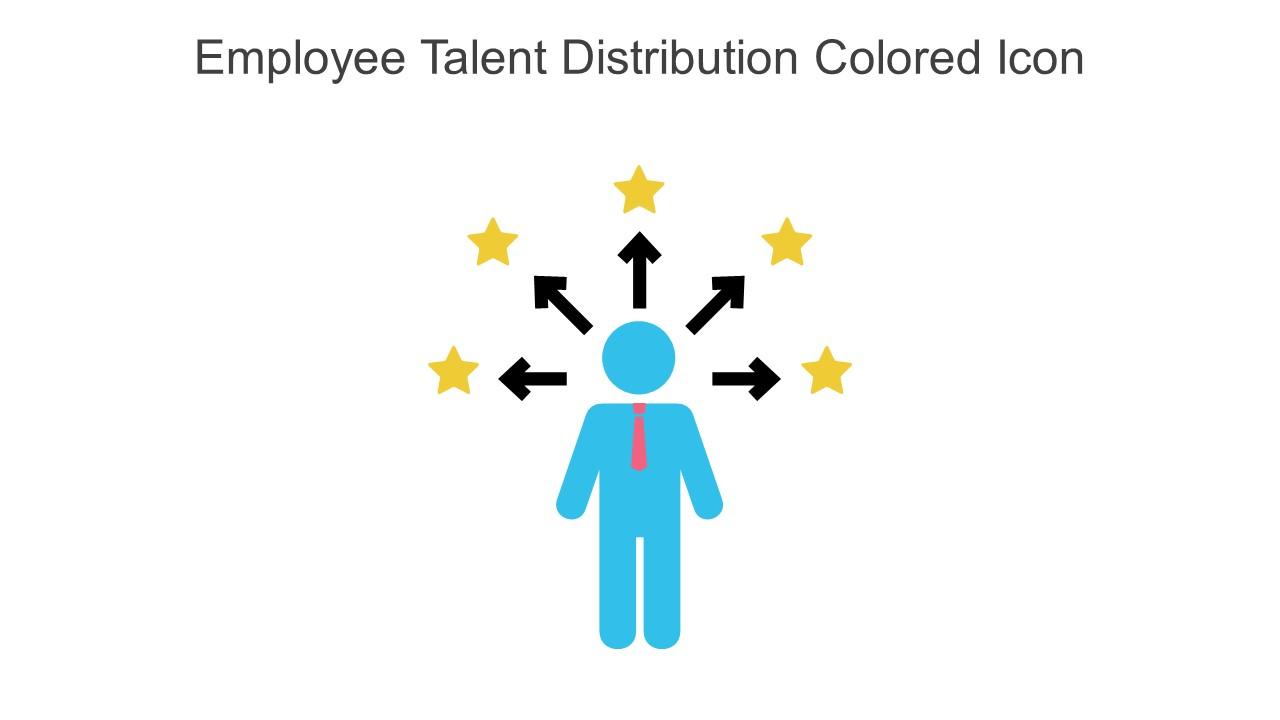 Employee Talent Distribution Colored Icon In Powerpoint Pptx Png And Editable Eps Format Slide01