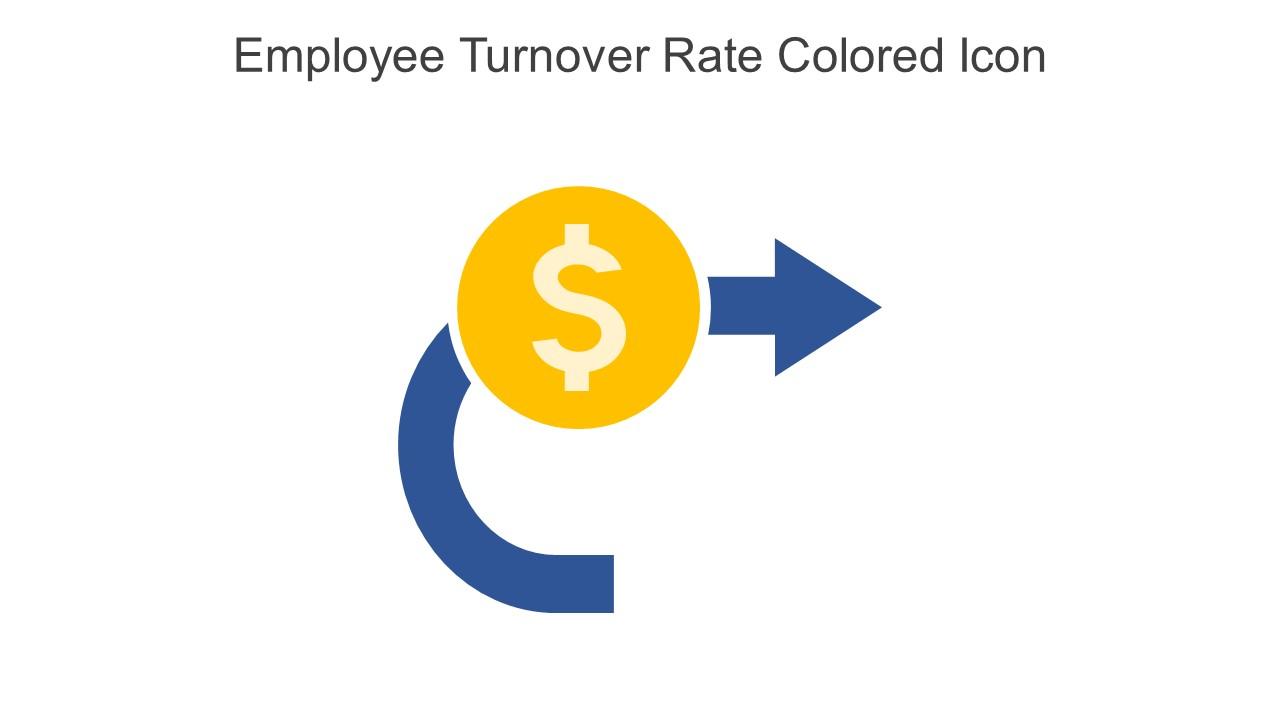 Employee Turnover Rate Colored Icon In Powerpoint Pptx Png And Editable Eps Format Slide01