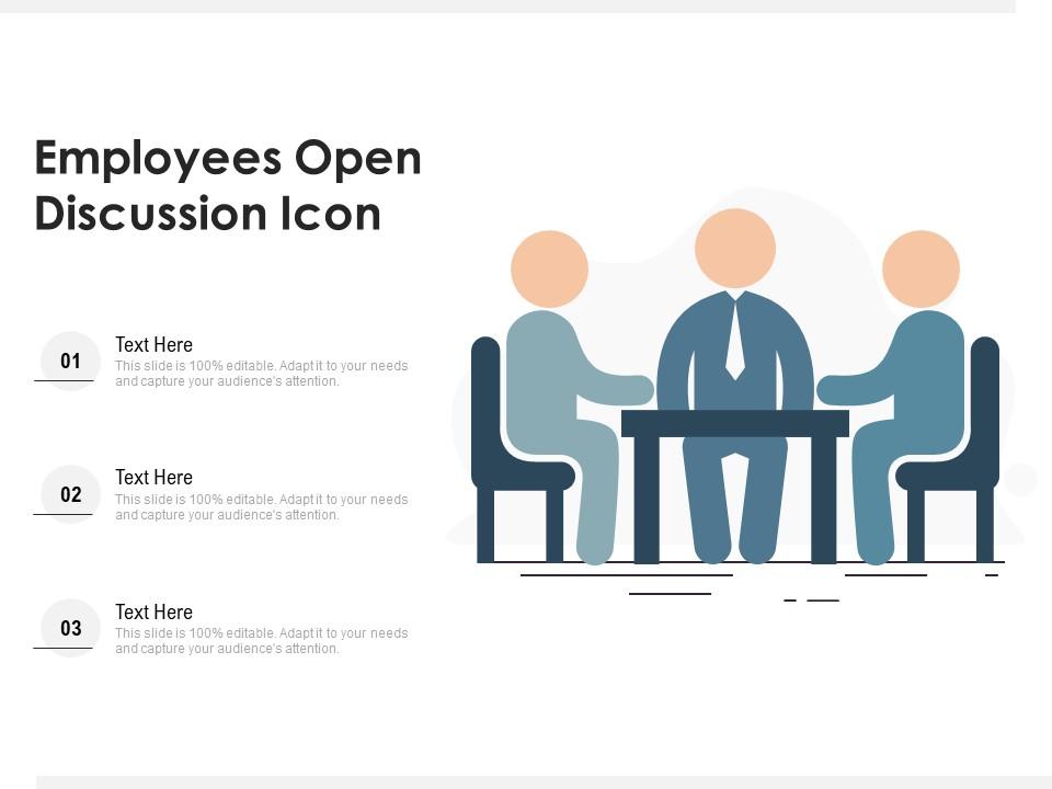 Employees open discussion icon Slide01
