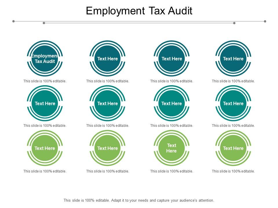 Employment tax audit ppt powerpoint presentation icon background designs cpb Slide01