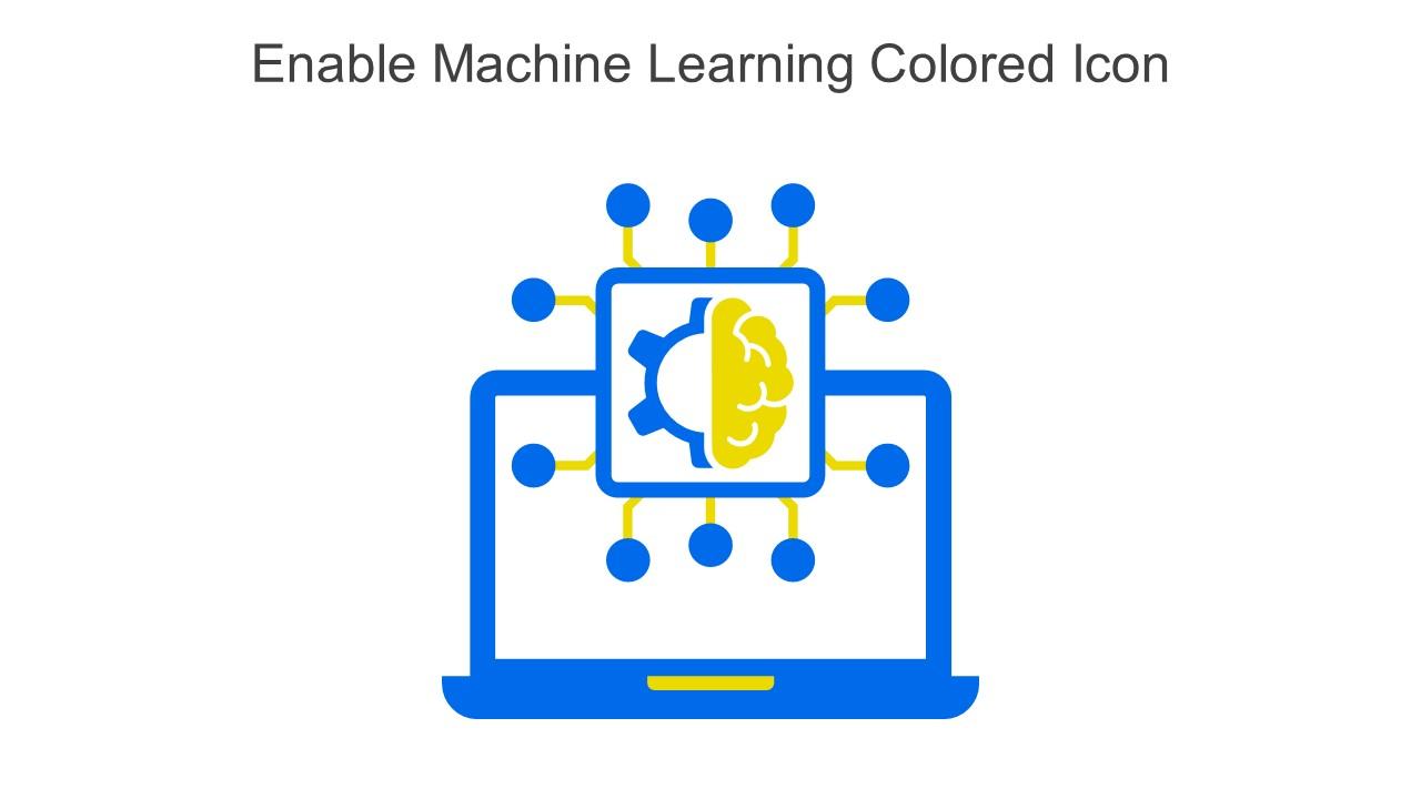Enable Machine Learning Colored Icon In Powerpoint Pptx Png And Editable Eps Format