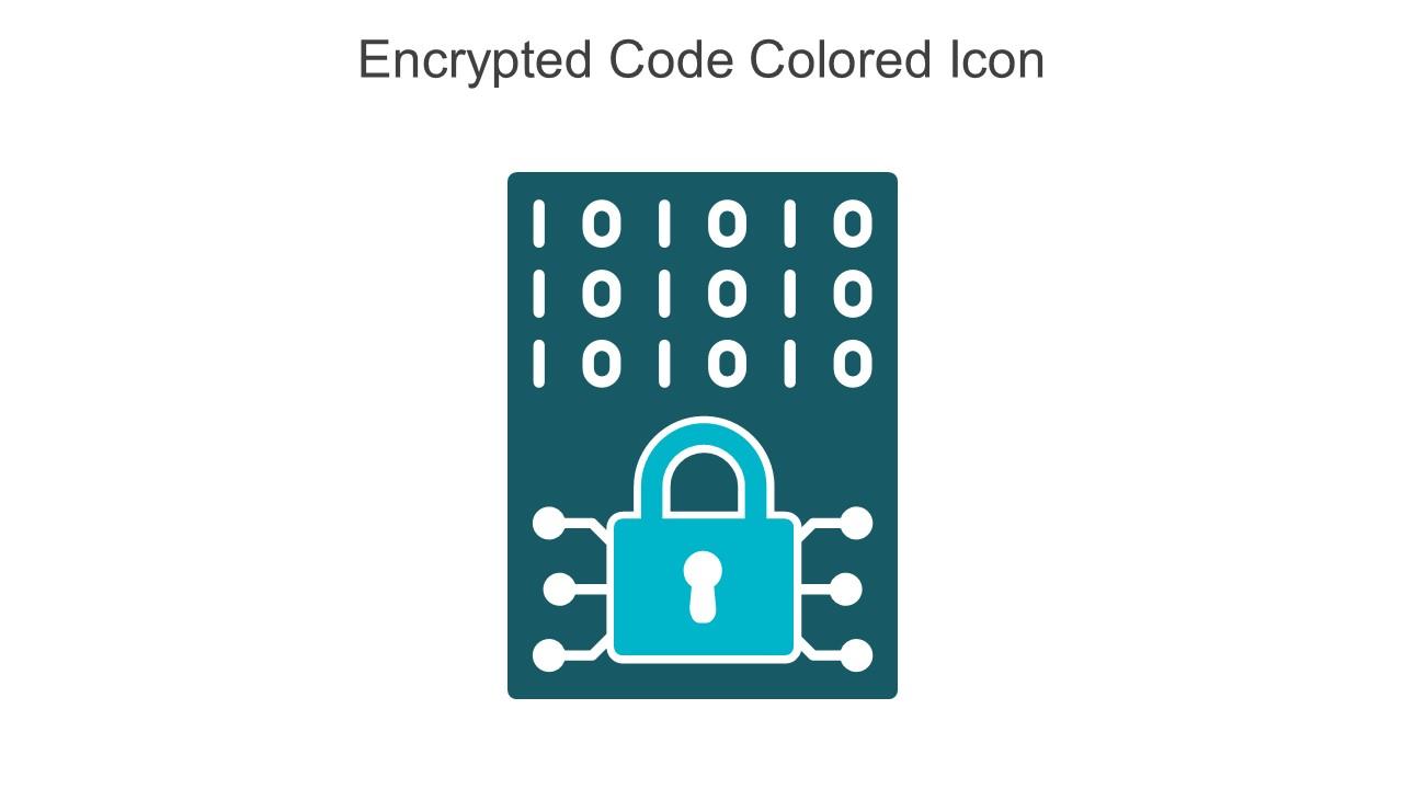 Encrypted Code Colored Icon In Powerpoint Pptx Png And Editable Eps Format Slide01