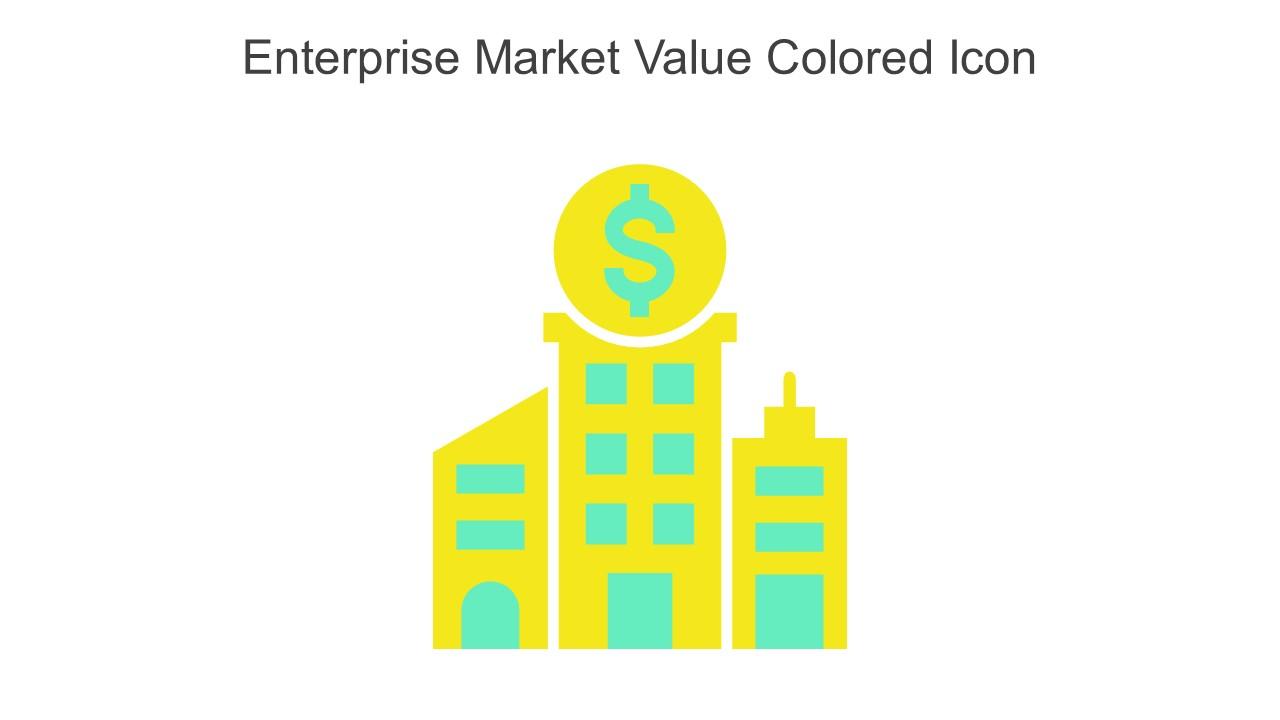 Enterprise Market Value Colored Icon In Powerpoint Pptx Png And Editable Eps Format