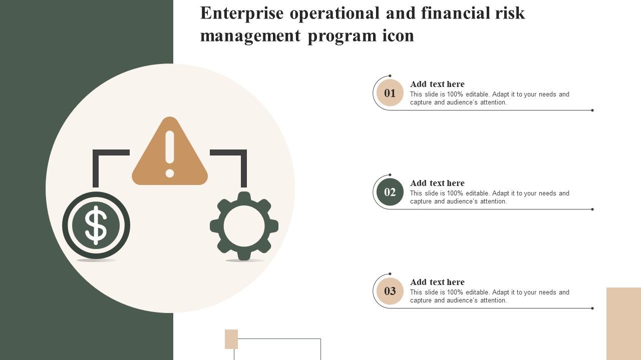 Enterprise Operational And Financial Risk Management Program Icon
