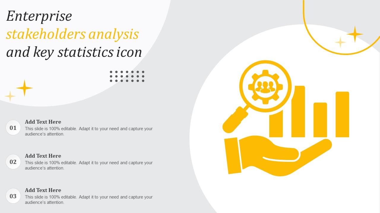Enterprise Stakeholders Analysis And Key Statistics Icon Slide01