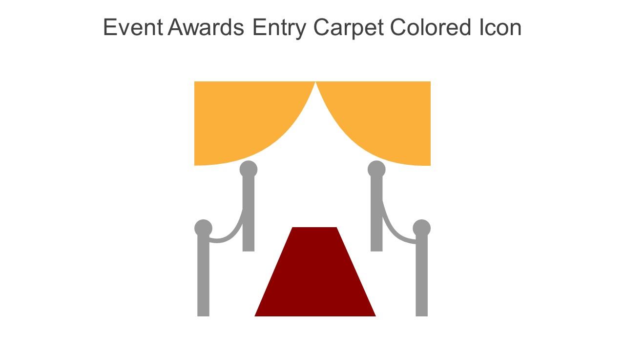 Event Awards Entry Carpet Colored Icon In Powerpoint Pptx Png And Editable Eps Format Slide01
