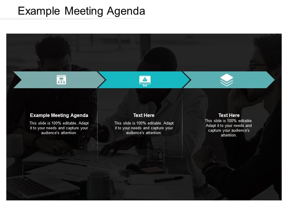 Example meeting agenda ppt powerpoint presentation icon diagrams cpb Slide01