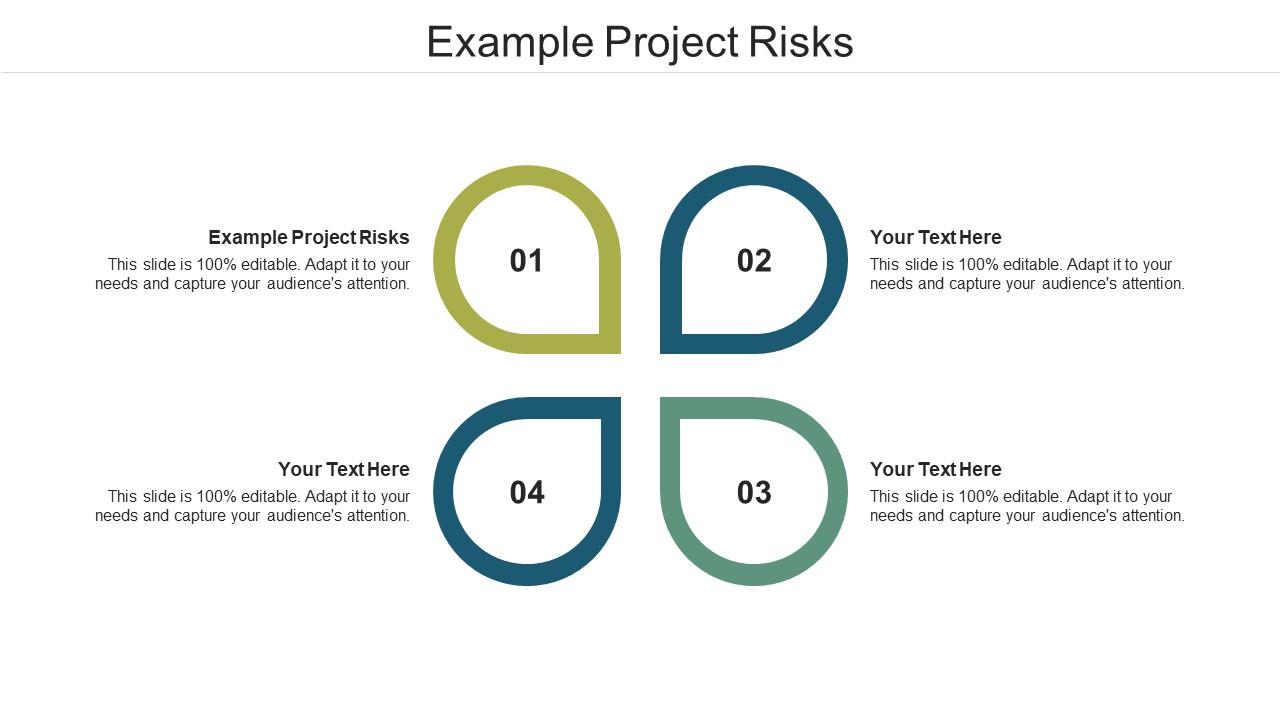 Example project risks ppt powerpoint presentation icon picture cpb Slide01