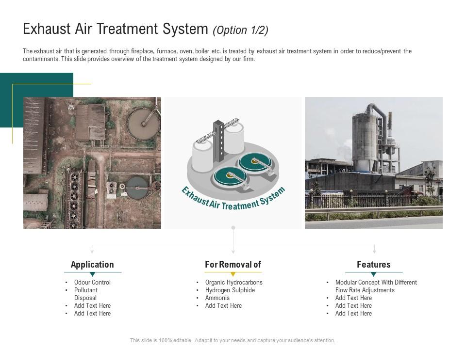 Exhaust air treatment system application ppt powerpoint presentation icon microsoft Slide01