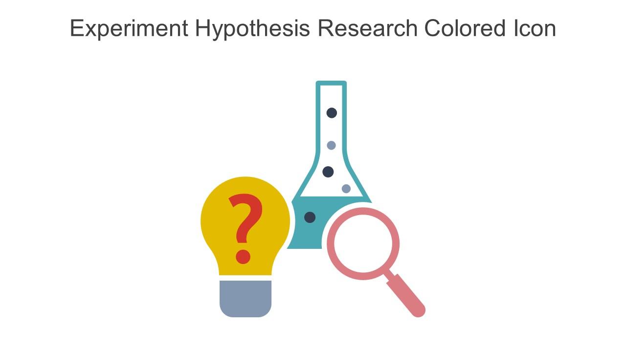 Experiment Hypothesis Research Colored Icon In Powerpoint Pptx Png And Editable Eps Format Slide01