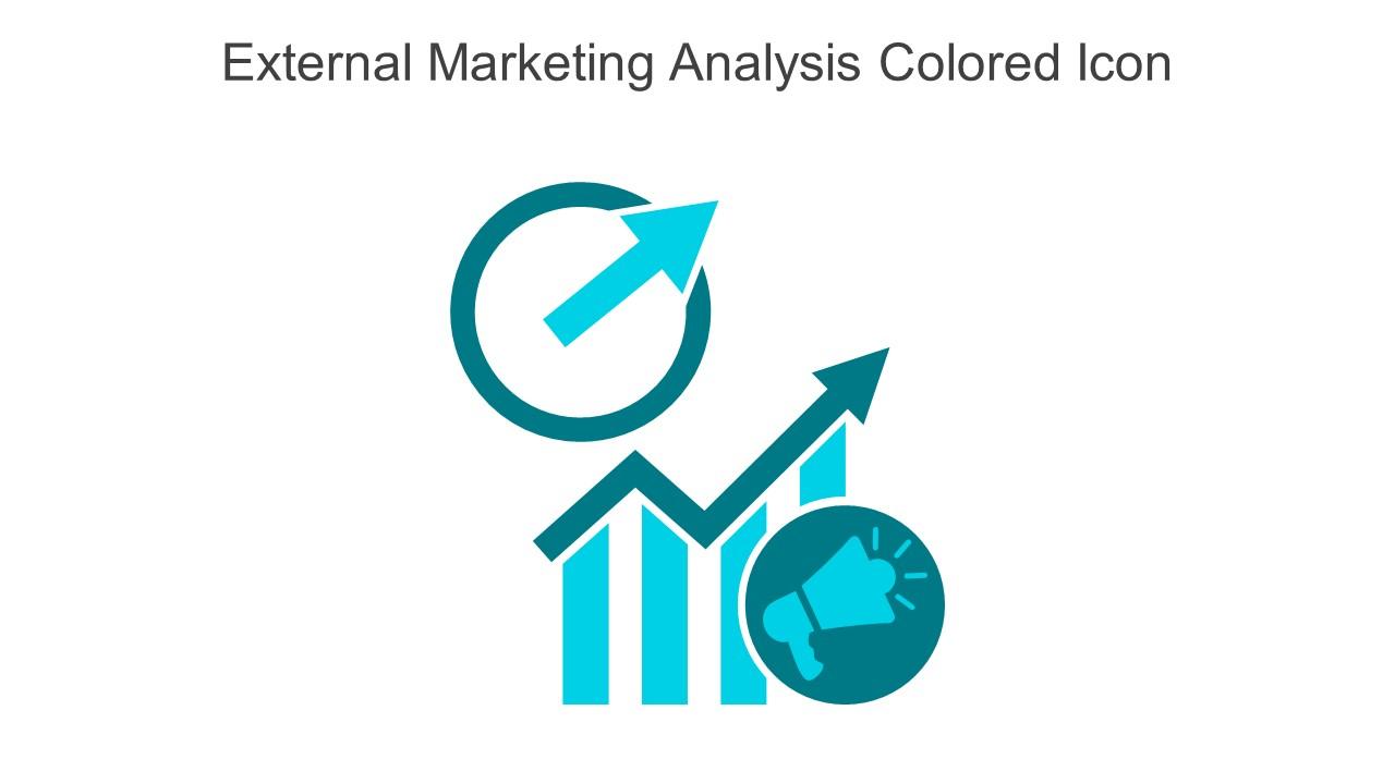 External Marketing Analysis Colored Icon In Powerpoint Pptx Png And Editable Eps Format Slide01