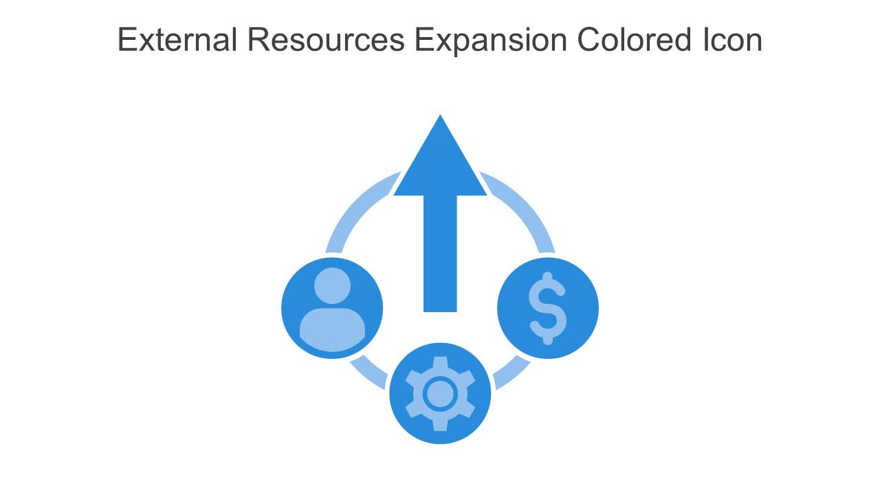 External Resources Expansion Colored Icon In Powerpoint Pptx Png And Editable Eps Format Slide01