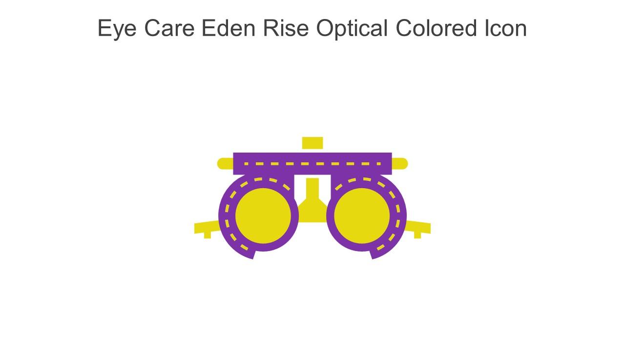 Eye Care Eden Rise Optical Colored Icon In Powerpoint Pptx Png And Editable Eps Format