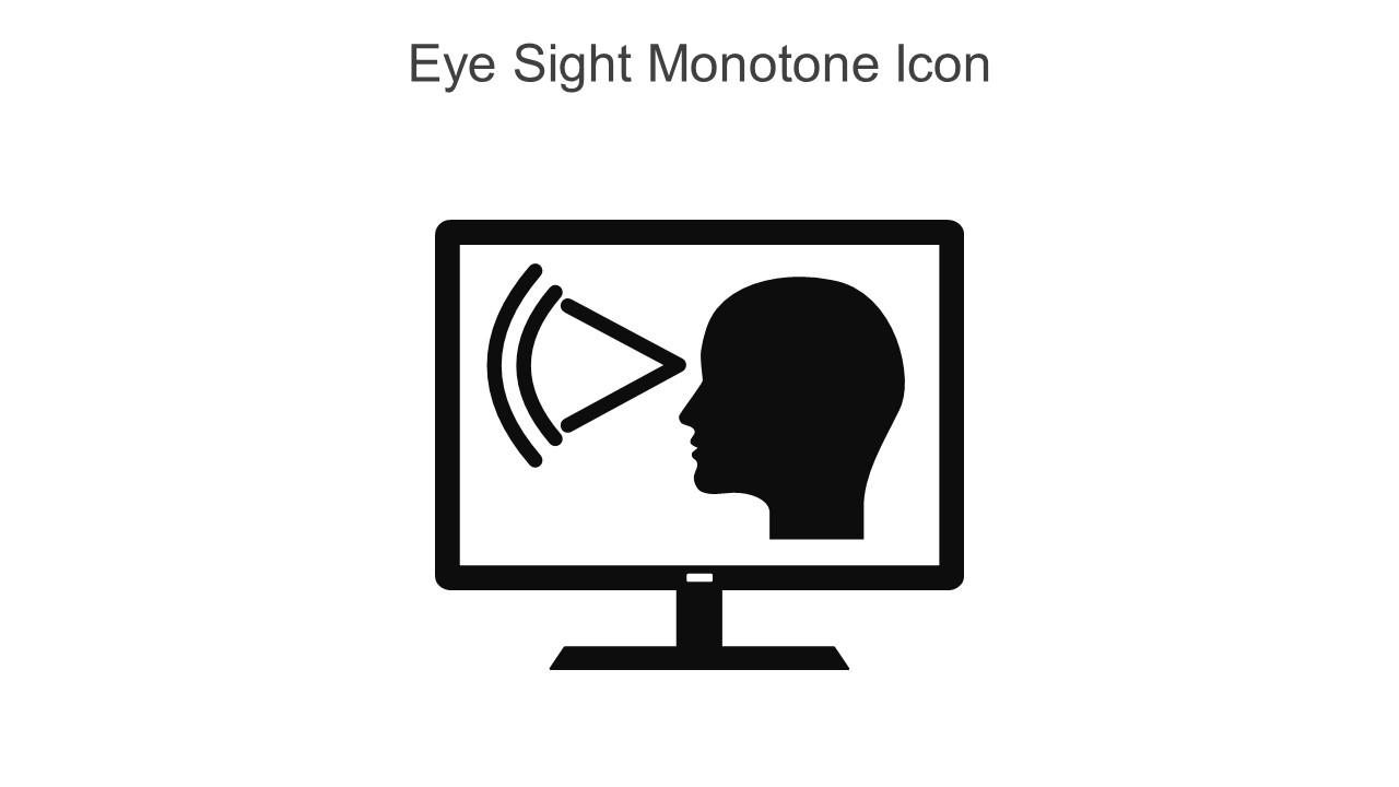 Eye Sight Monotone Icon In Powerpoint Pptx Png And Editable Eps Format Slide01