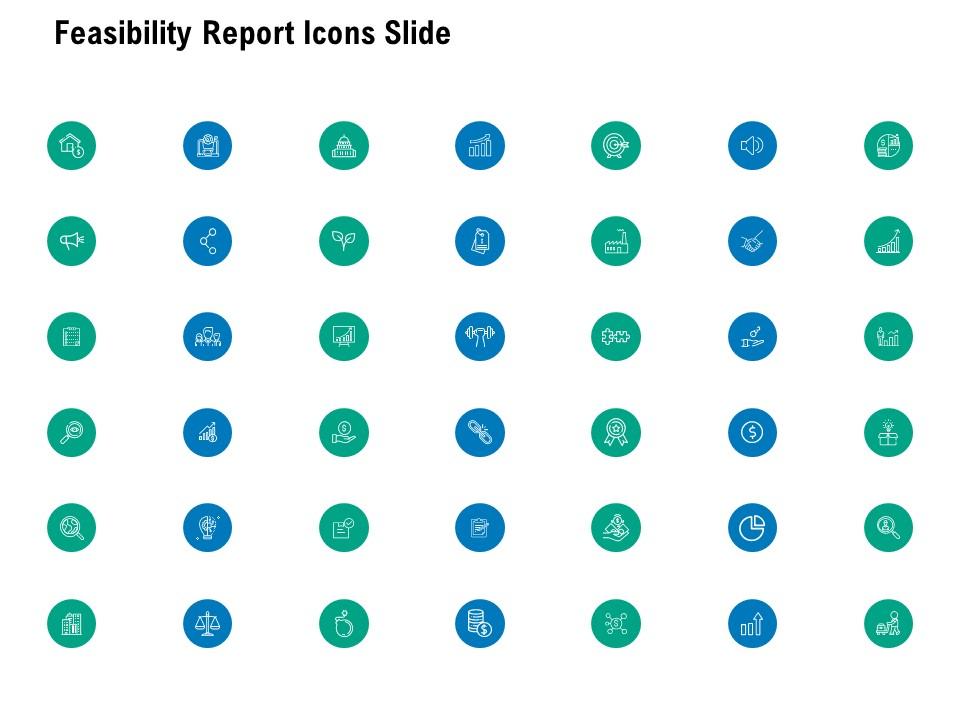 Feasibility report icons slide growth l480 ppt powerpoint presentation shapes Slide01