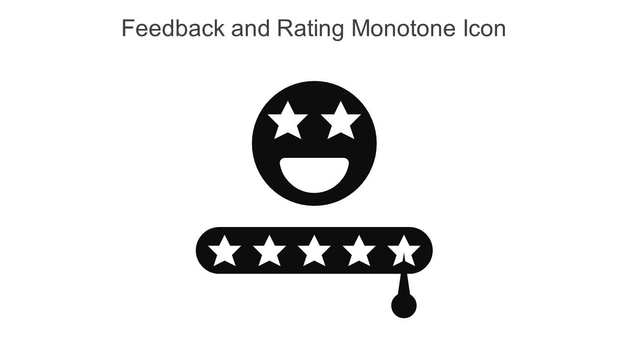 Feedback And Rating Monotone Icon In Powerpoint Pptx Png And Editable Eps Format Slide01