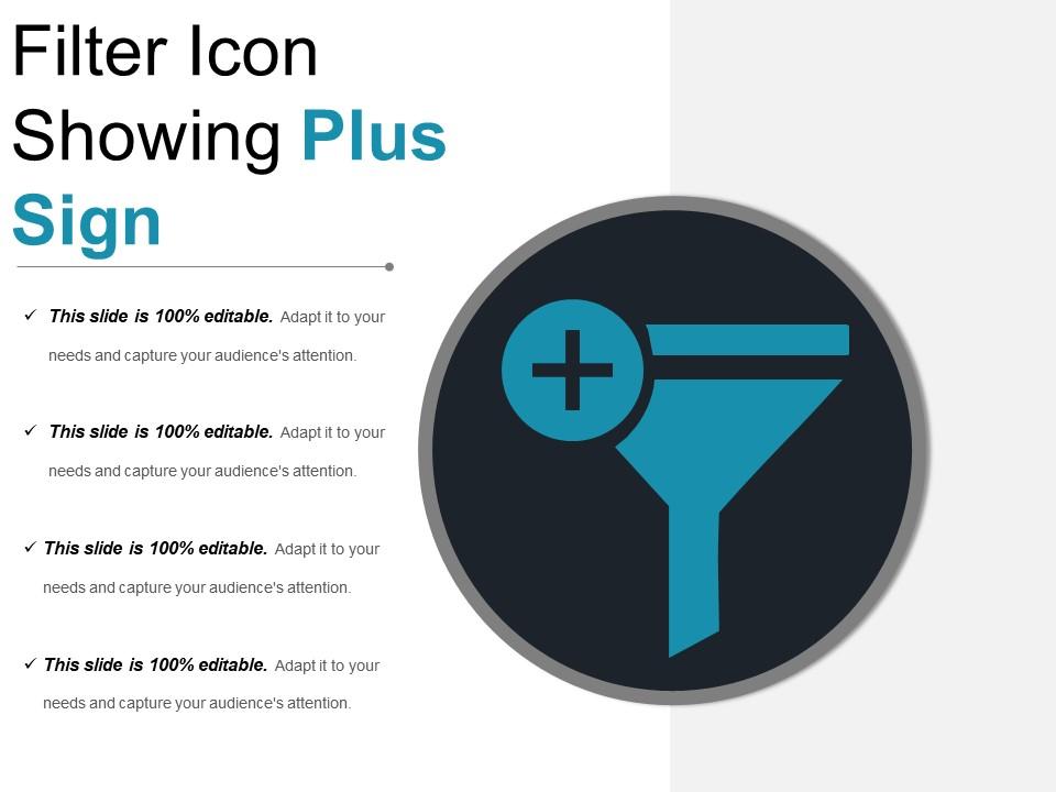 Filter icon showing plus sign Slide01