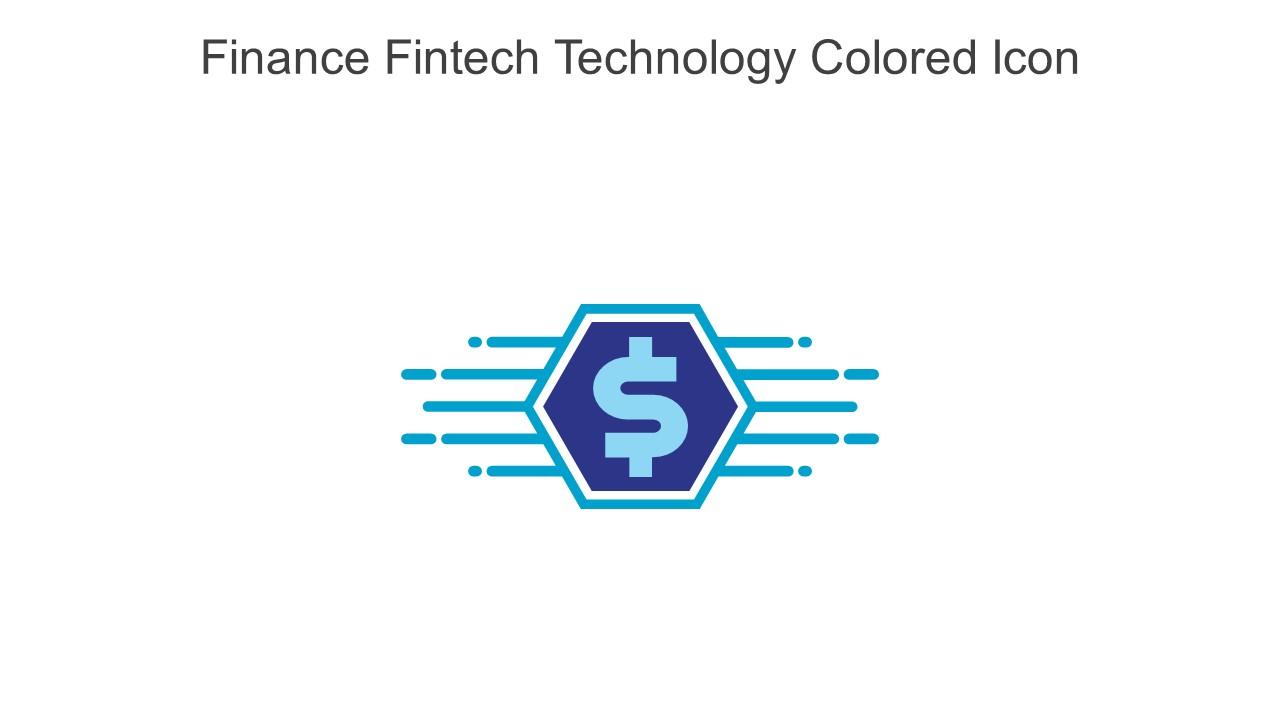 Finance Fintech Technology Colored Icon In Powerpoint Pptx Png And Editable Eps Format